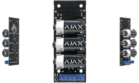 Ajax Transmitter Добавление проводных датчиков