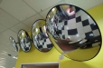 Зеркало для помещений круглое с гибким кронштейном d-300 мм